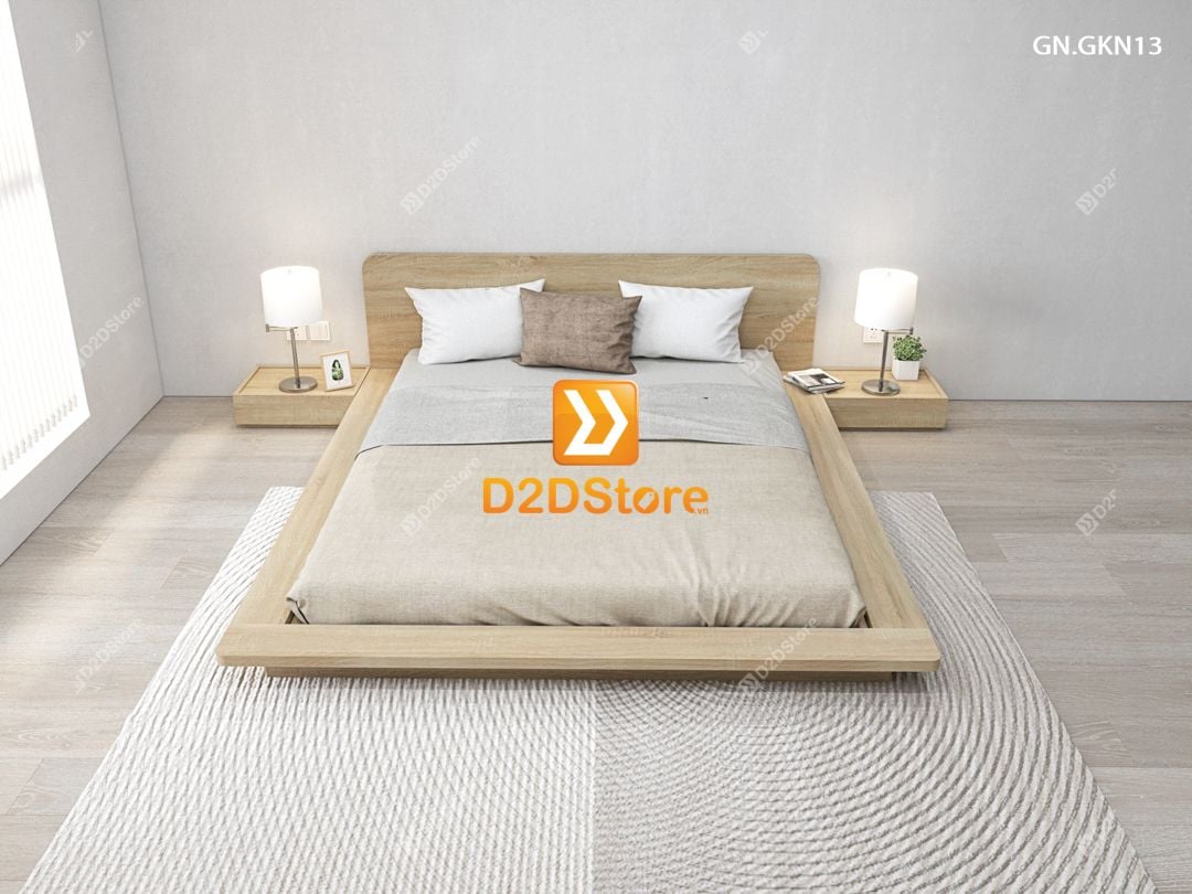  Giường ngủ thấp kiểu Nhật GN.GKN13 