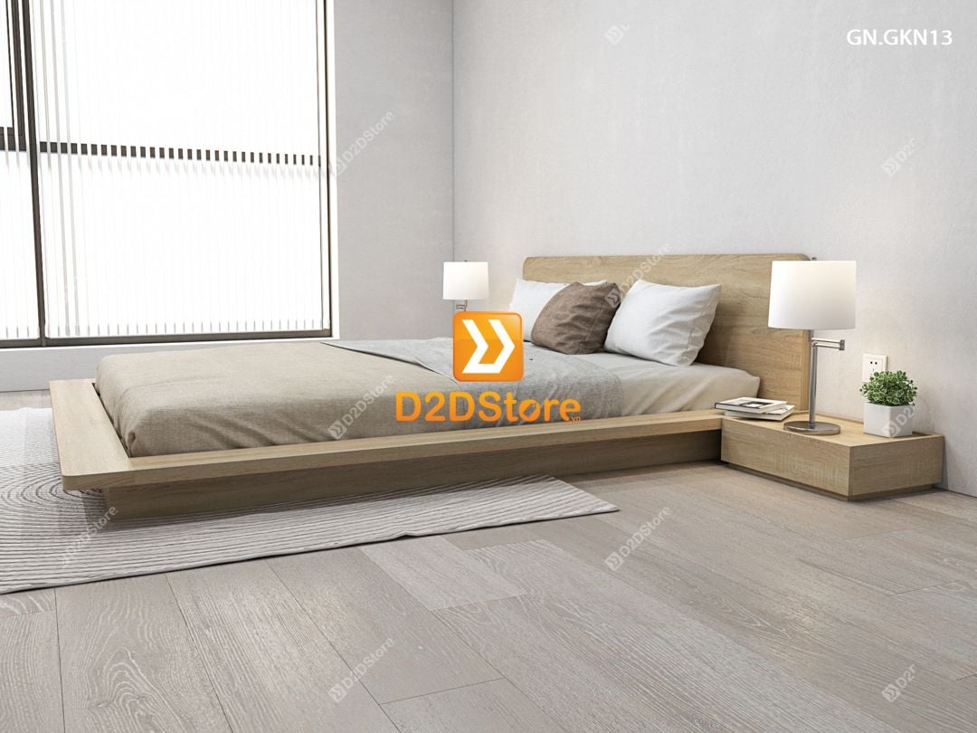  Giường ngủ thấp kiểu Nhật GN.GKN13 