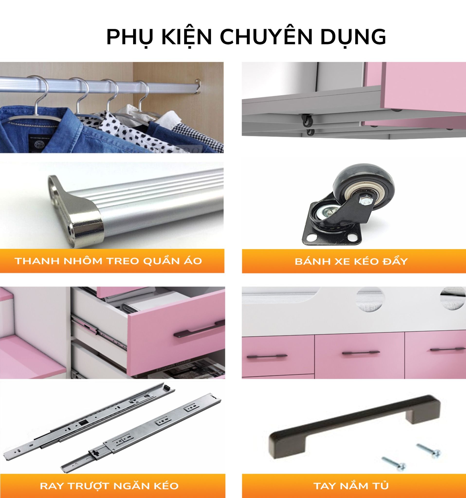  Giường ngủ kết hợp bàn học tủ áo GDN.BT19 