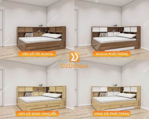 Giường kéo 2 tầng mẹ bồng con GDN.MC03