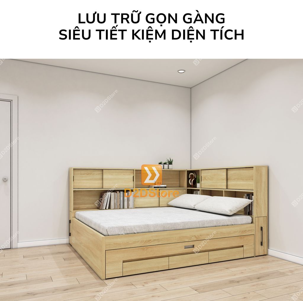 Giường kéo 2 tầng mẹ bồng con GDN.MC03