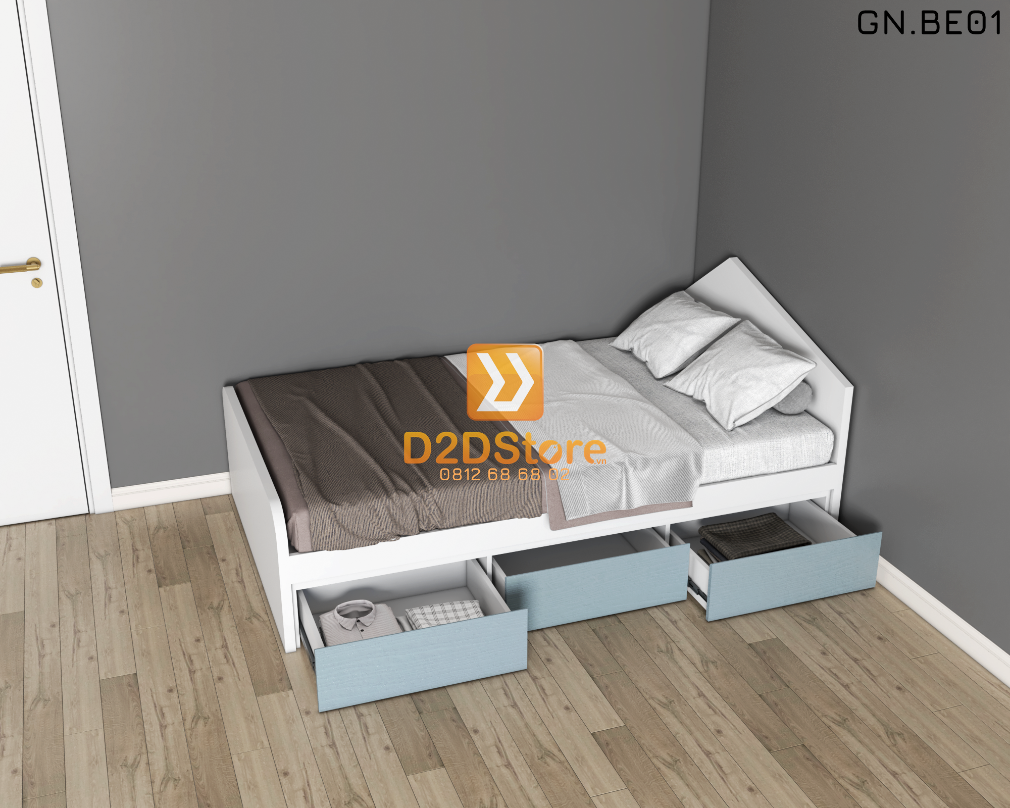  Giường ngủ cho bé GN.BE01 