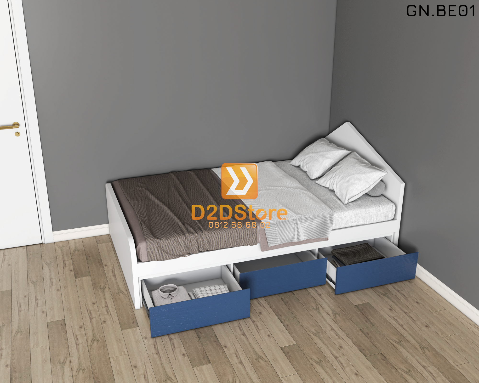  Giường ngủ cho bé GN.BE01 