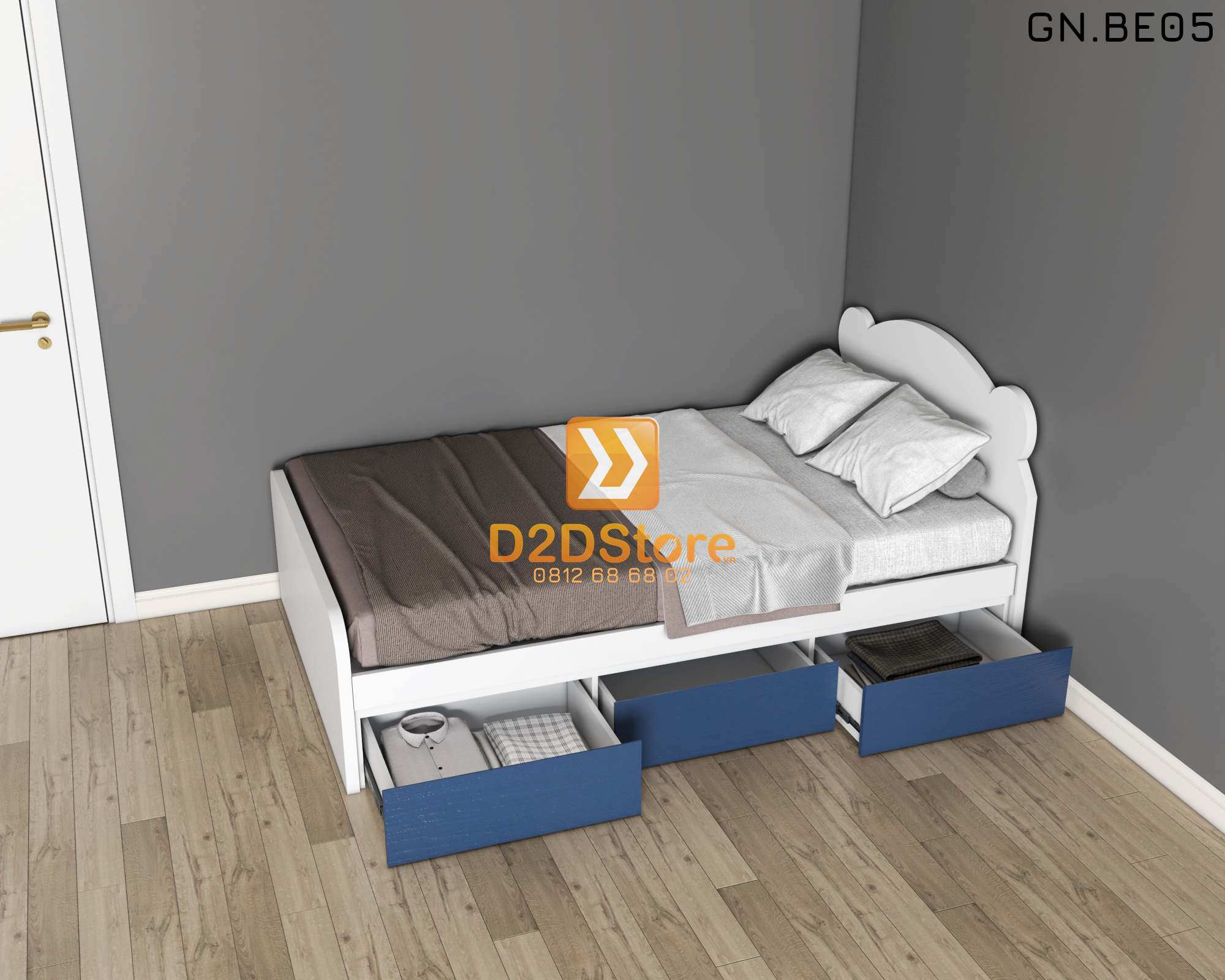  Giường ngủ cho bé GN.BE05 