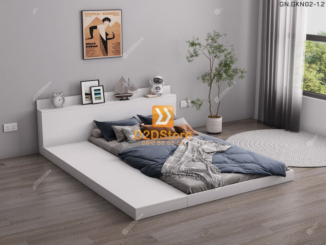  Giường ngủ thấp kiểu Nhật GN.GKN02 