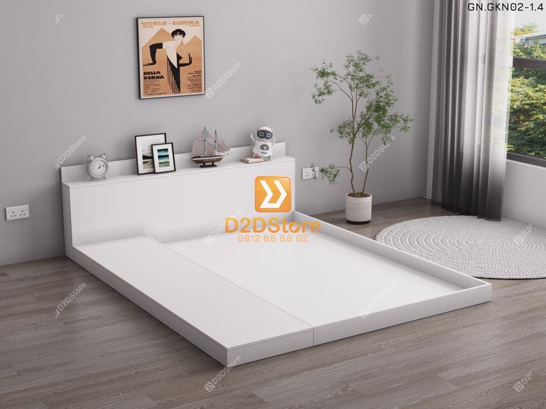  Giường ngủ thấp kiểu Nhật GN.GKN02 