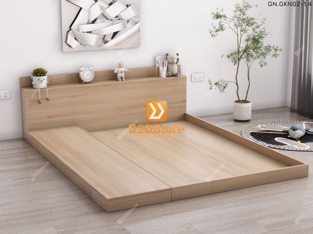  Giường ngủ thấp kiểu Nhật GN.GKN02 