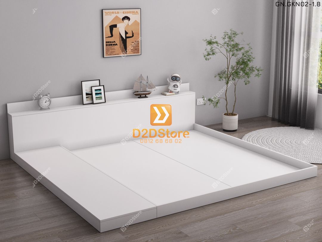  Giường ngủ thấp kiểu Nhật GN.GKN02 