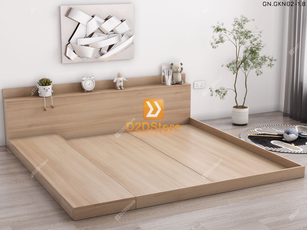  Giường ngủ thấp kiểu Nhật GN.GKN02 