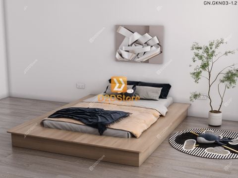 Giường ngủ thấp kiểu Nhật GN.GKN03