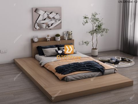 Giường ngủ thấp kiểu Nhật GN.GKN04