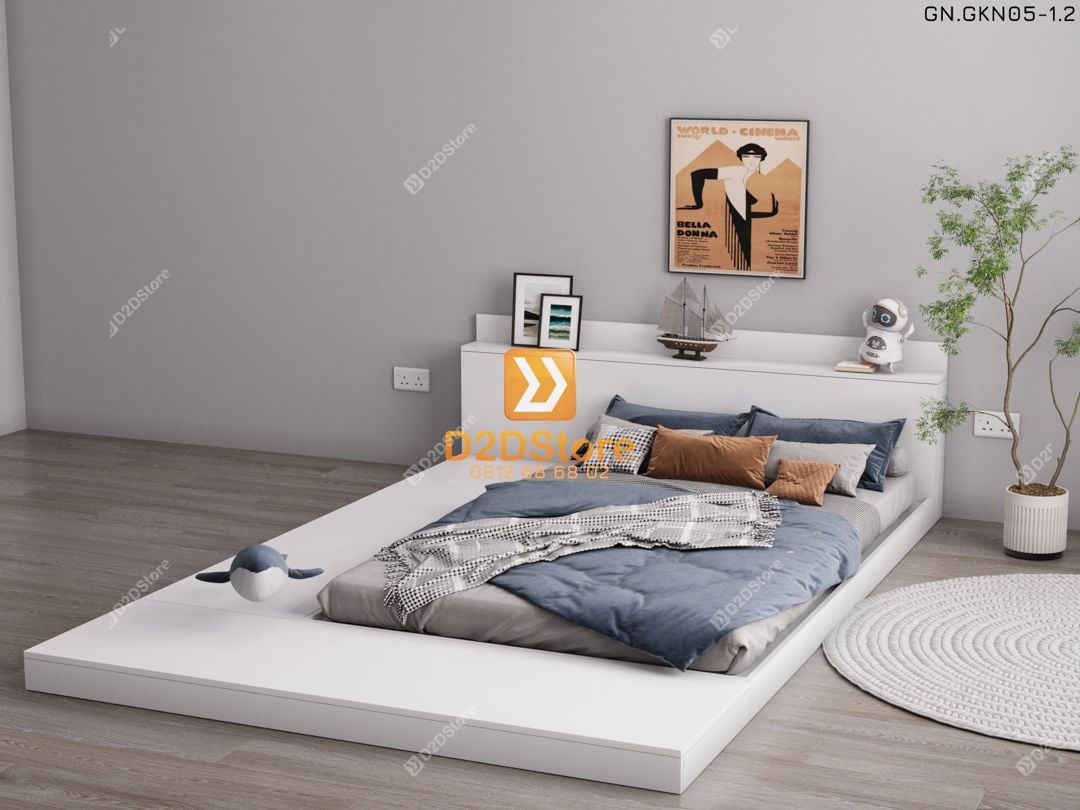  Giường ngủ thấp kiểu Nhật GN.GKN05 