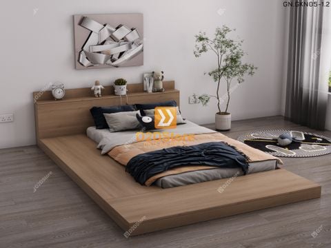 Giường ngủ thấp kiểu Nhật GN.GKN05