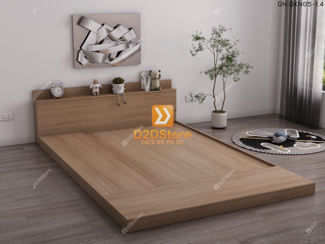  Giường ngủ thấp kiểu Nhật GN.GKN05 