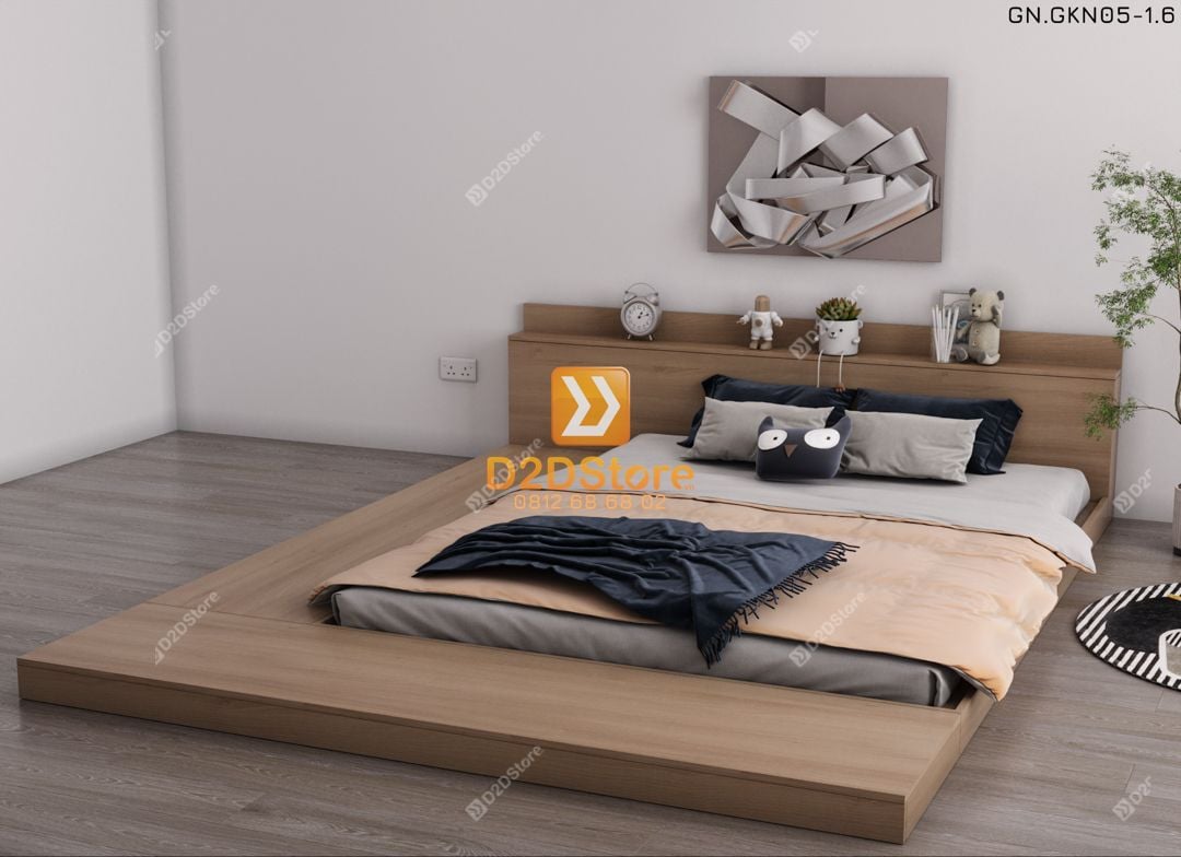  Giường ngủ thấp kiểu Nhật GN.GKN05 