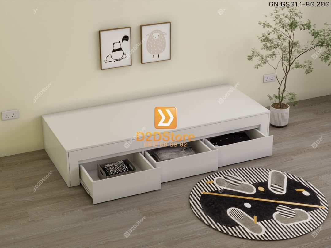  Giường ngủ dạng bục đa năng GN.GS01-800 
