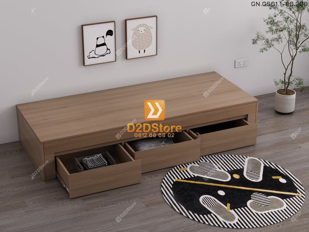  Giường ngủ dạng bục đa năng GN.GS01-800 