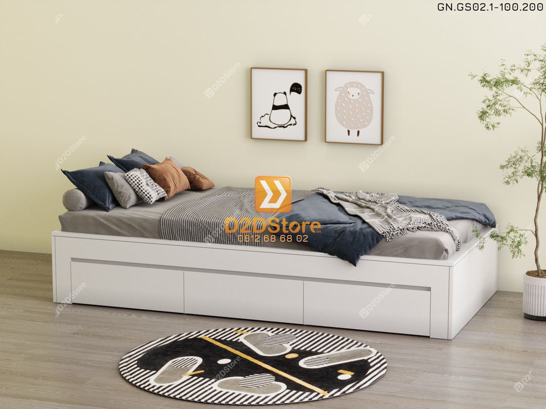  Giường ngủ dạng bục đa năng GN.GS02-1000 
