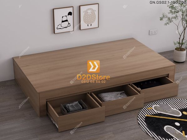 Giường ngủ dạng bục đa năng GN.GS02-1000