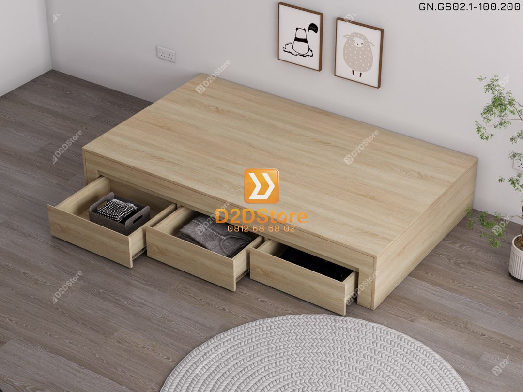  Giường ngủ dạng bục đa năng GN.GS02-1000 