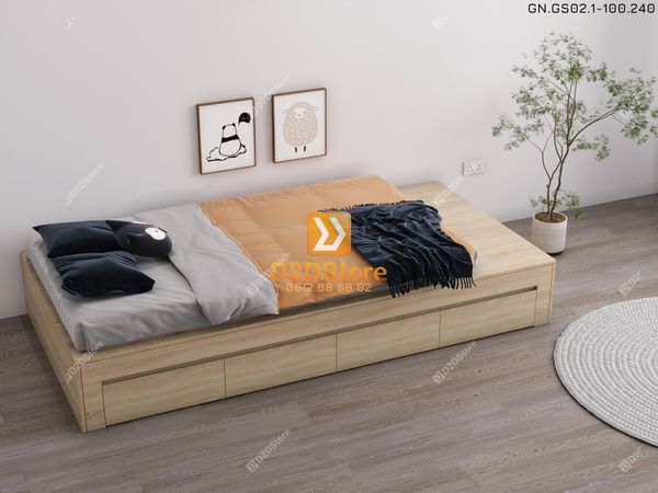 Giường ngủ dạng bục đa năng GN.GS02-1000
