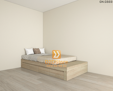Giường ngủ kiểu bục sàn GN.GS03