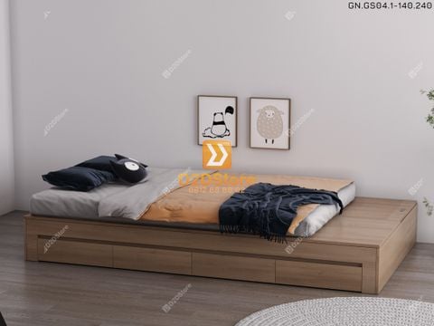 Giường ngủ dạng bục đa năng GN.GS04-1400