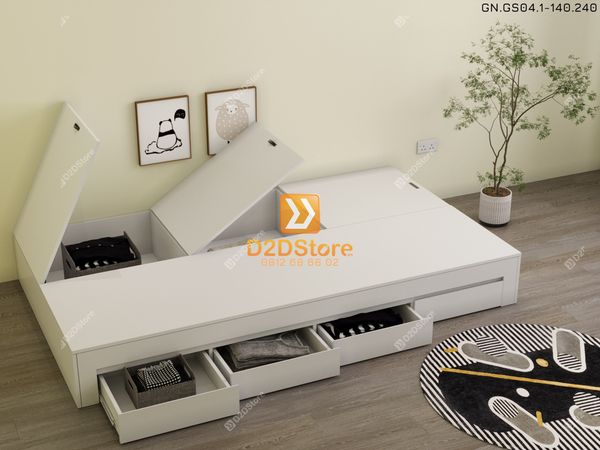 Giường ngủ dạng bục đa năng GN.GS04-1400