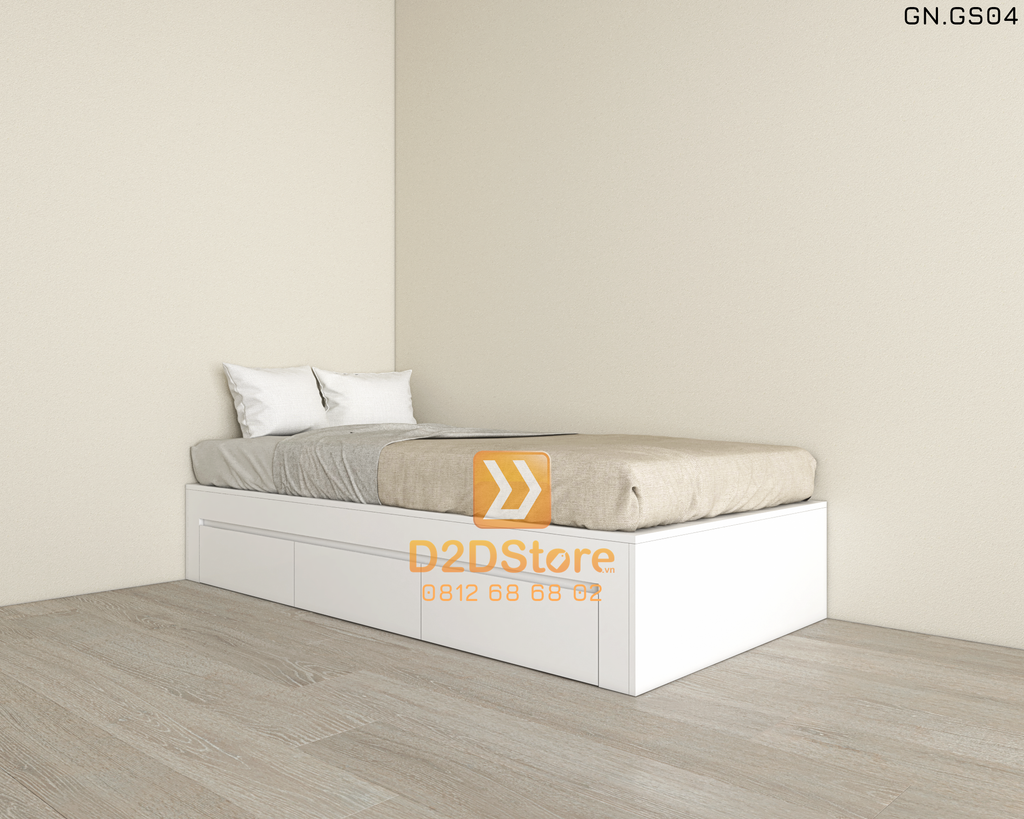 Giường ngủ kiểu bục sàn GN.GS04