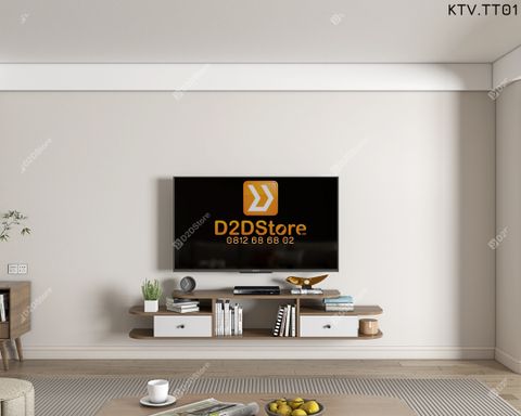 Kệ tivi treo tường KTV.TT01
