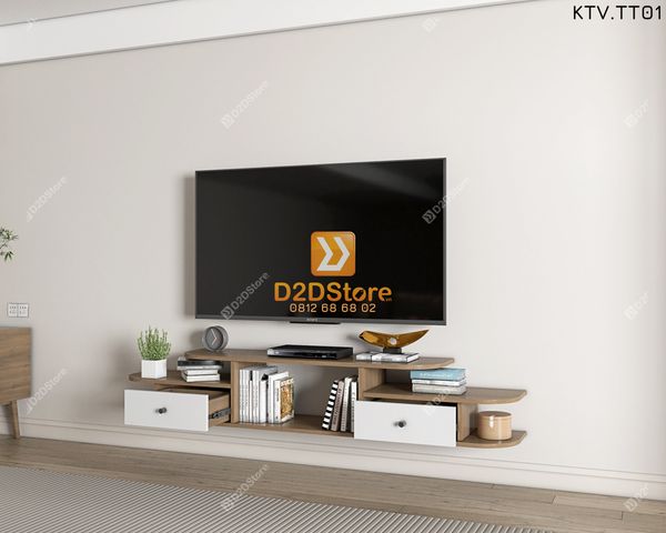 Kệ tivi treo tường KTV.TT01