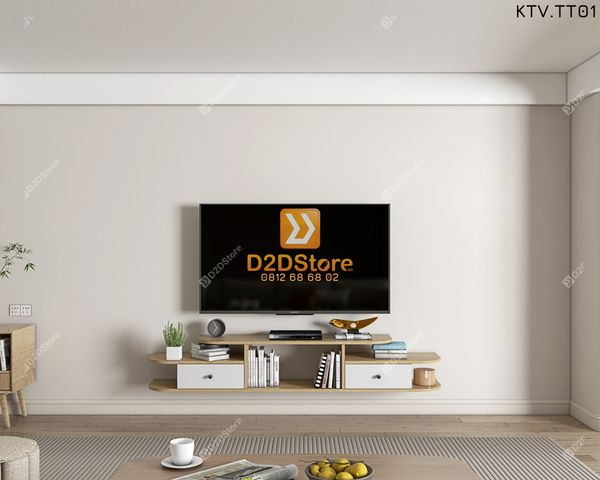 Kệ tivi treo tường KTV.TT01
