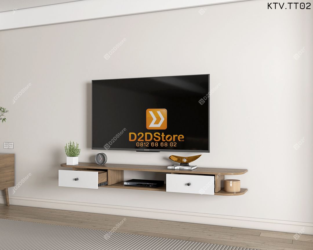 Kệ tivi treo tường KTV.TT02 