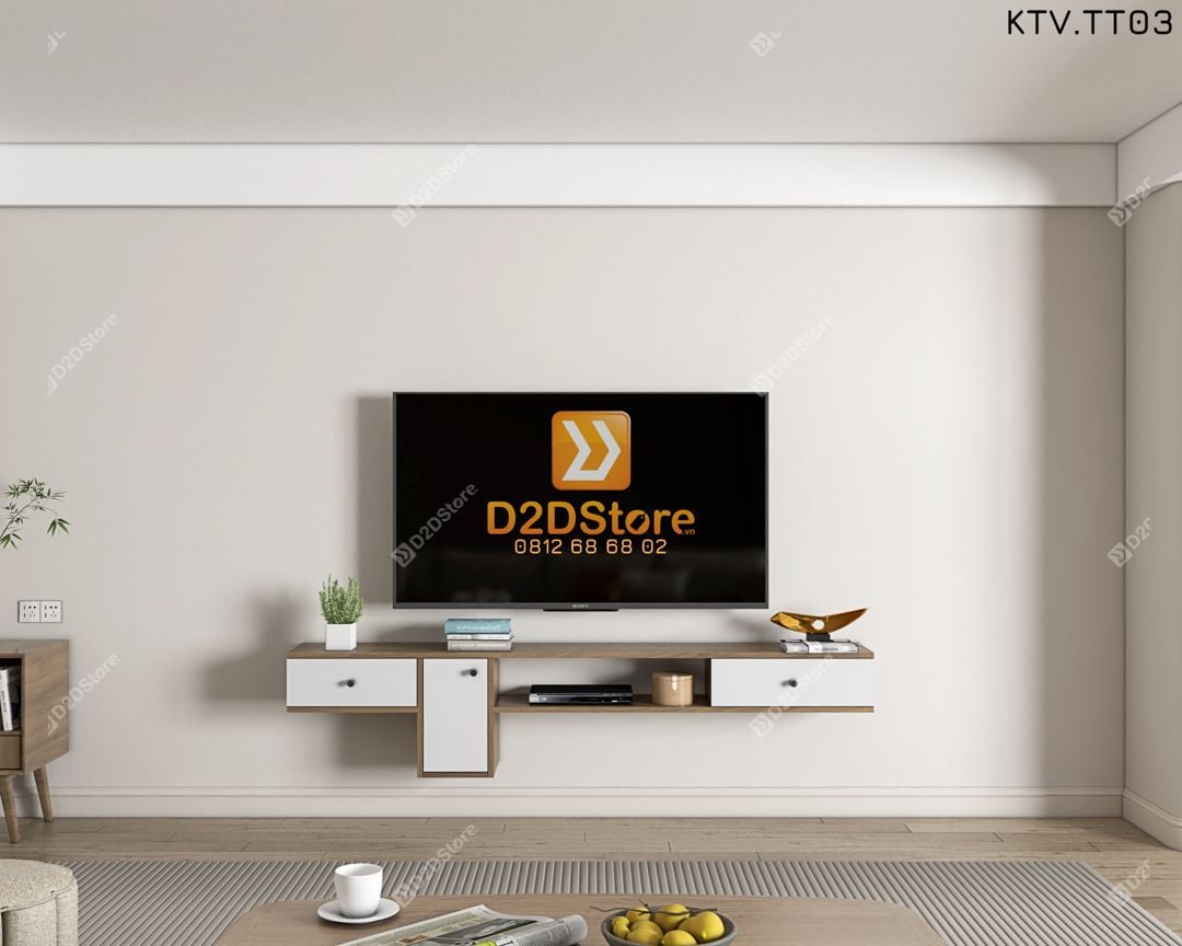  Kệ tivi treo tường KTV.TT03 