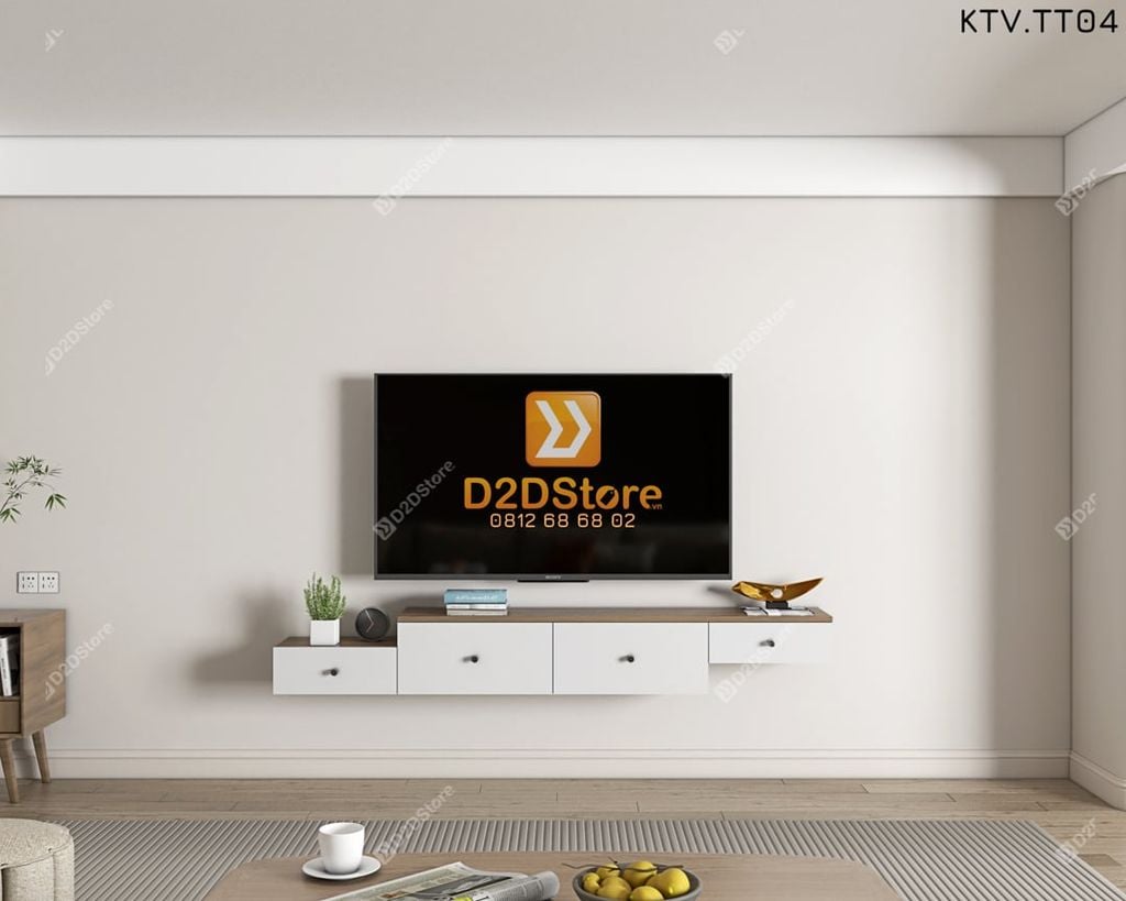 Kệ tivi treo tường KTV.TT04
