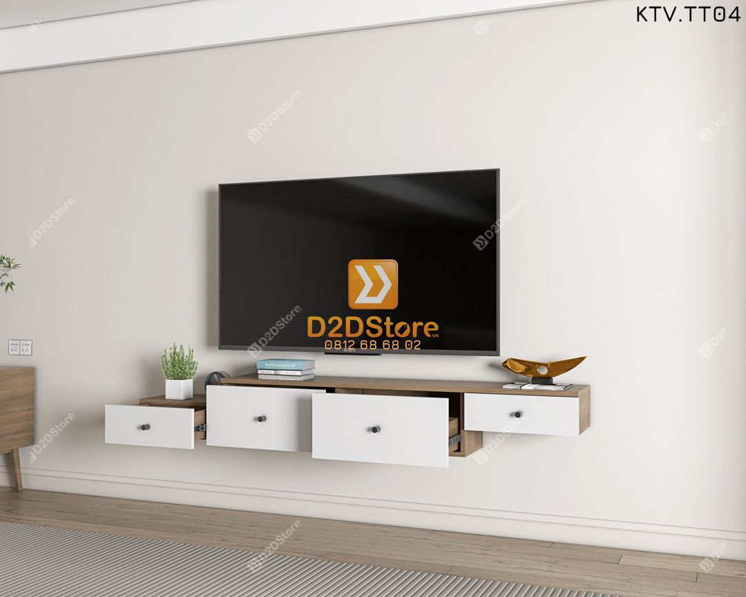  Kệ tivi treo tường KTV.TT04 