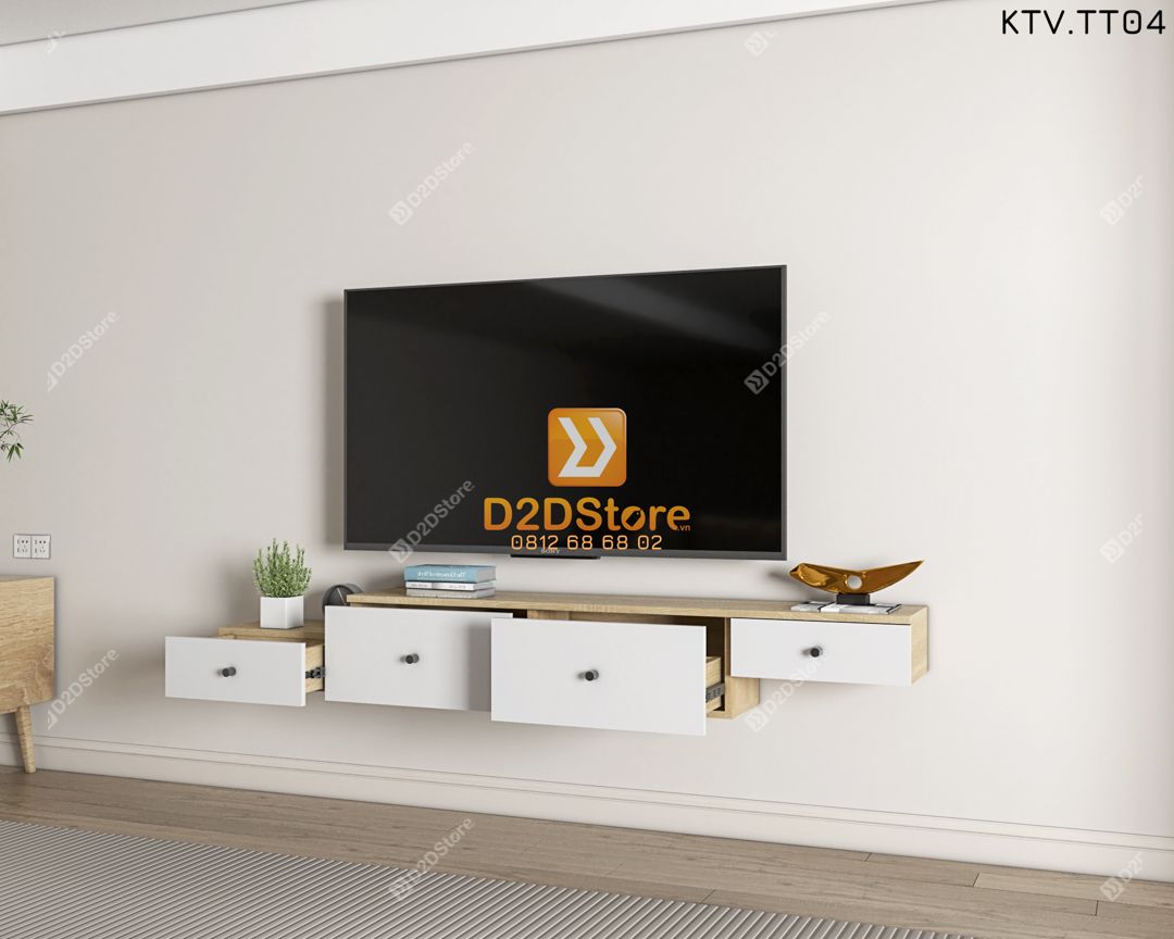  Kệ tivi treo tường KTV.TT04 