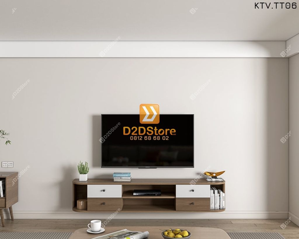 Kệ tivi treo tường KTV.TT06