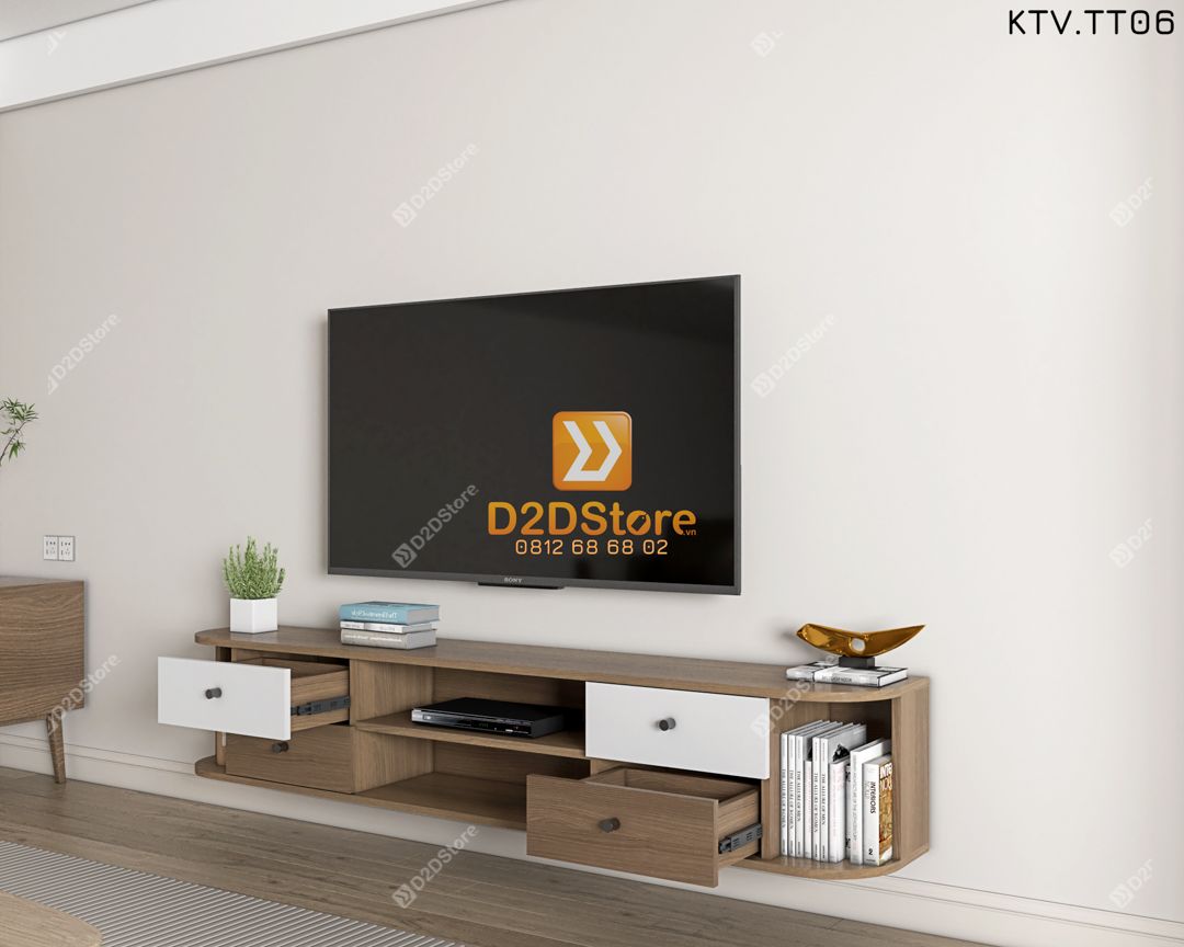  Kệ tivi treo tường KTV.TT06 