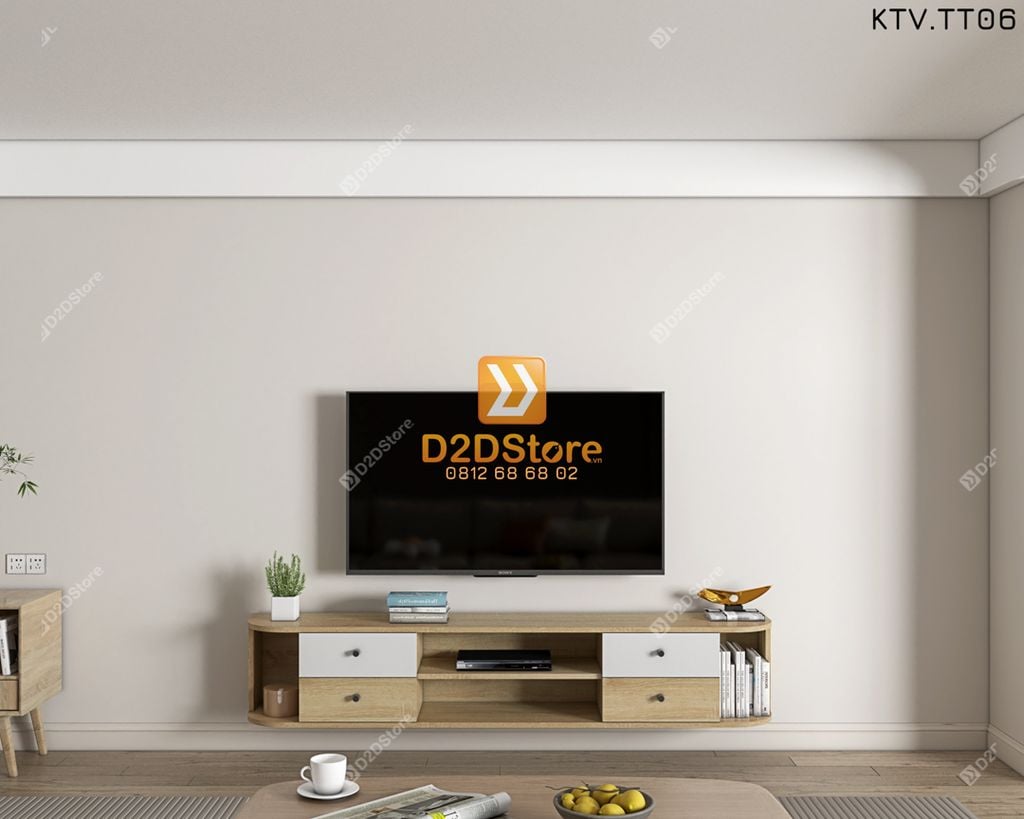 Kệ tivi treo tường KTV.TT06