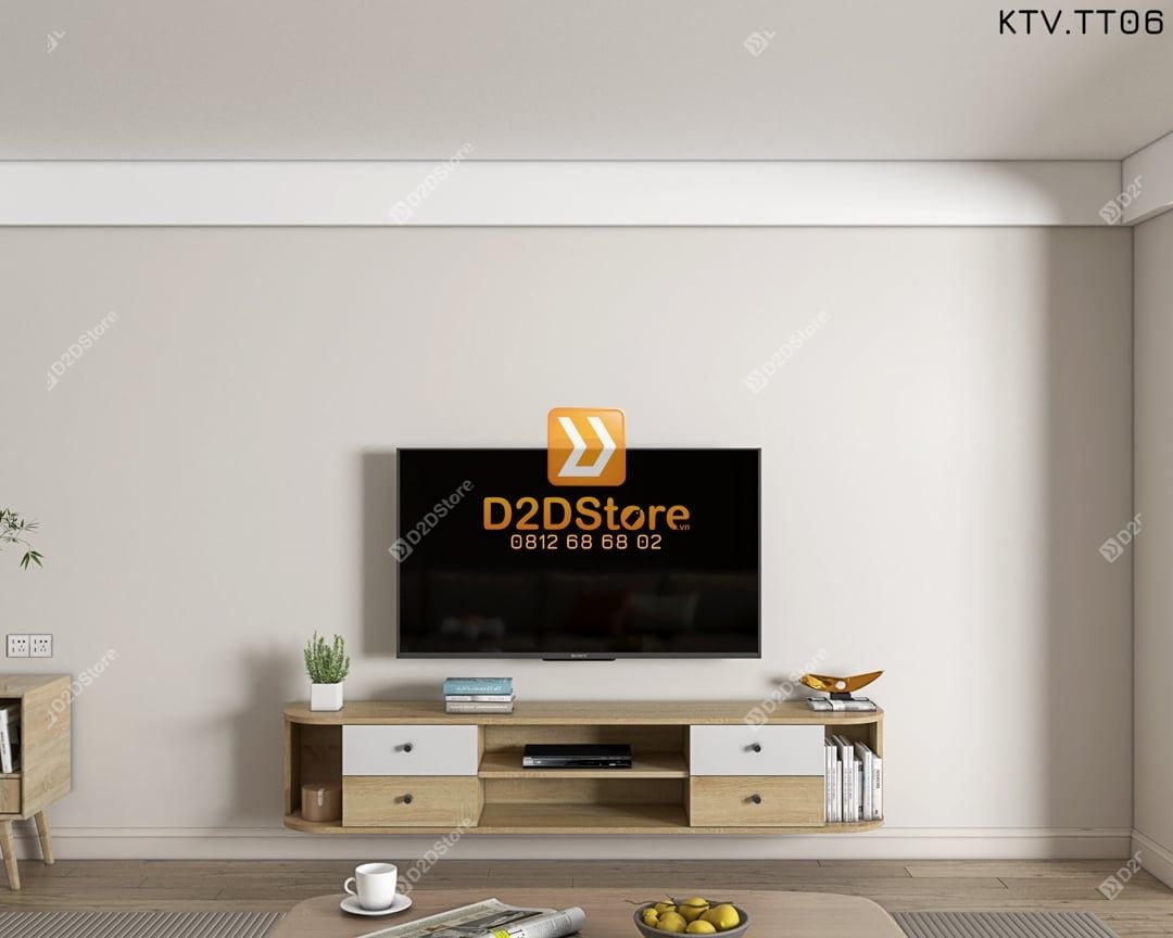  Kệ tivi treo tường KTV.TT06 