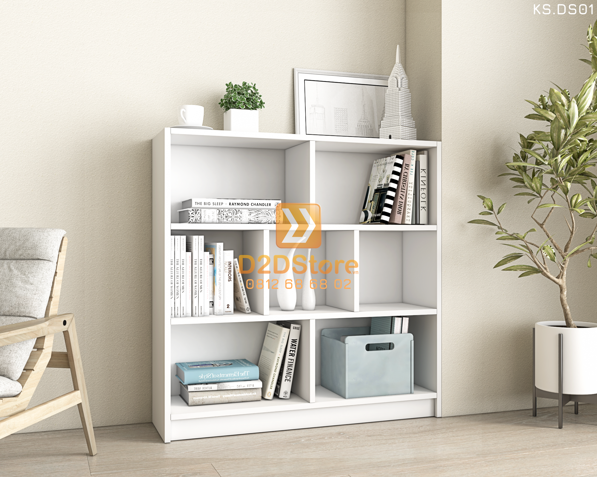  Kệ sách để sàn KS.DS01 
