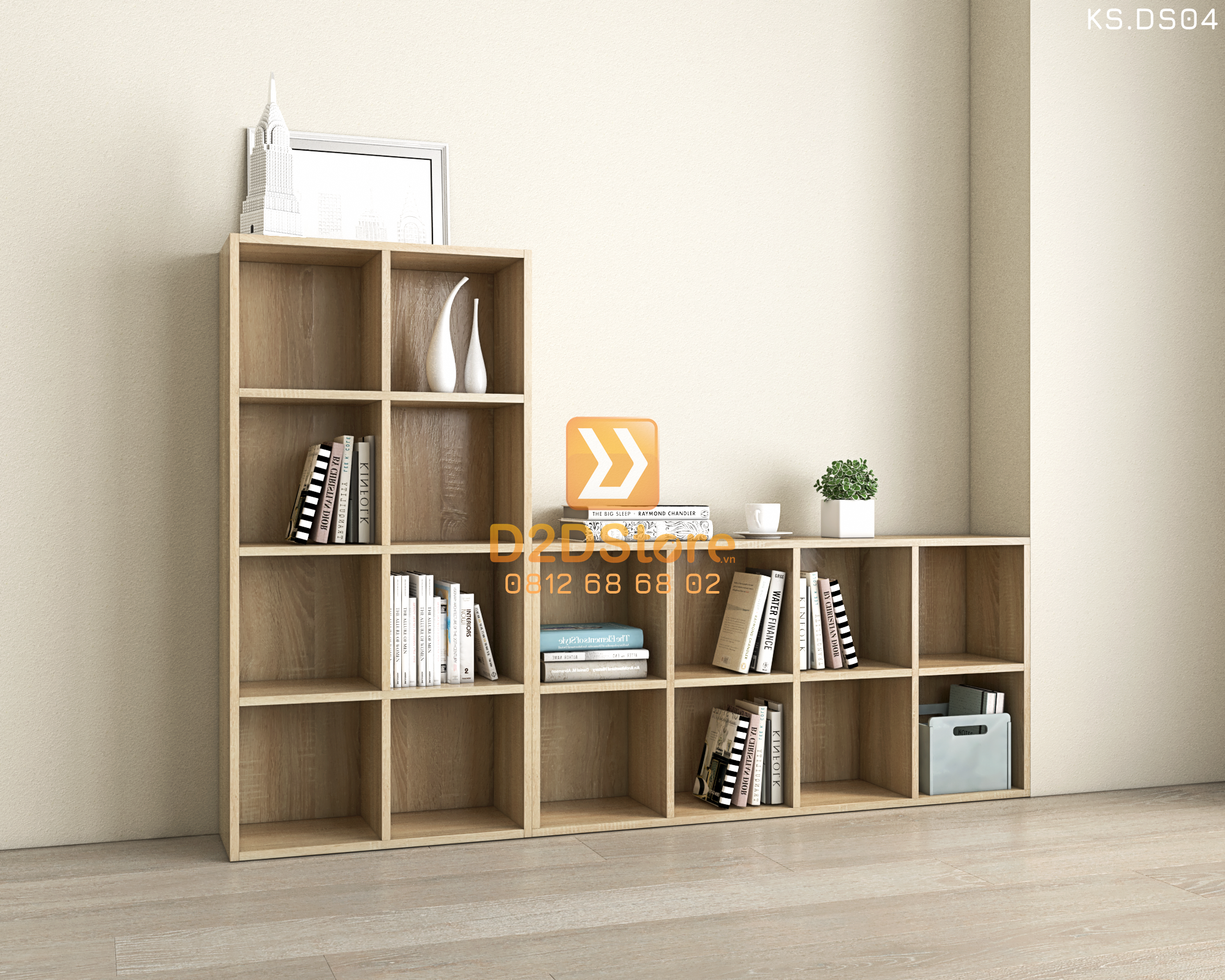  Kệ sách để sàn KS.DS04 