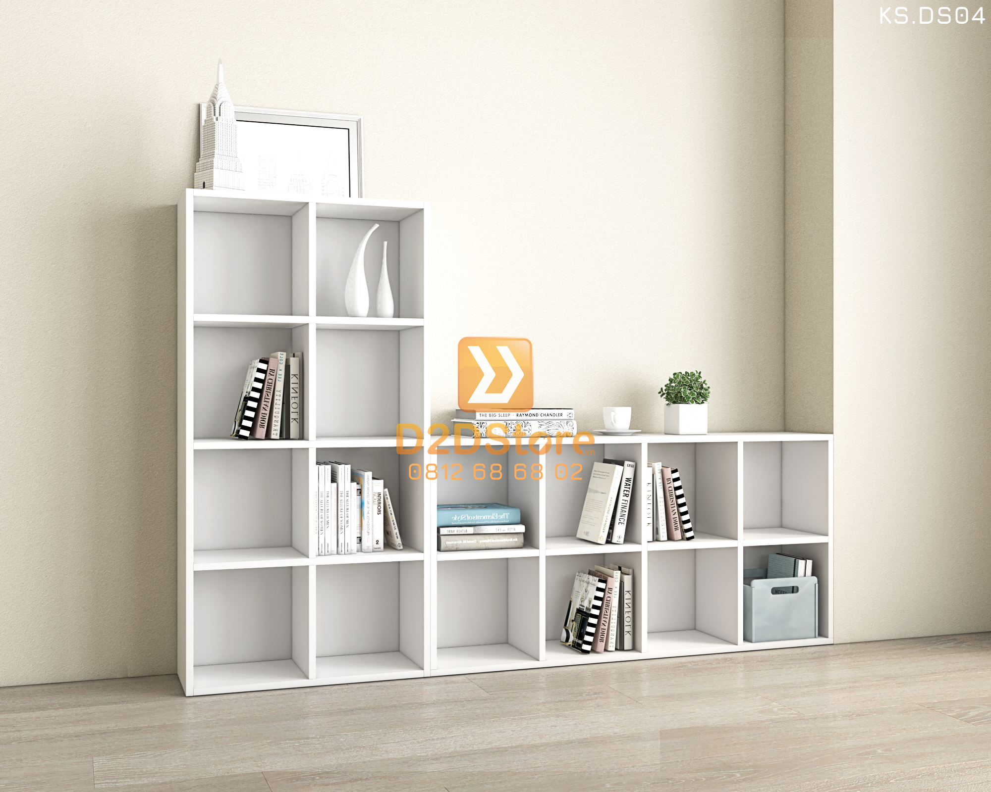  Kệ sách để sàn KS.DS04 