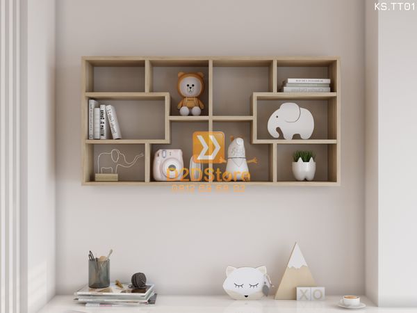 Kệ sách treo tường KS.TT01