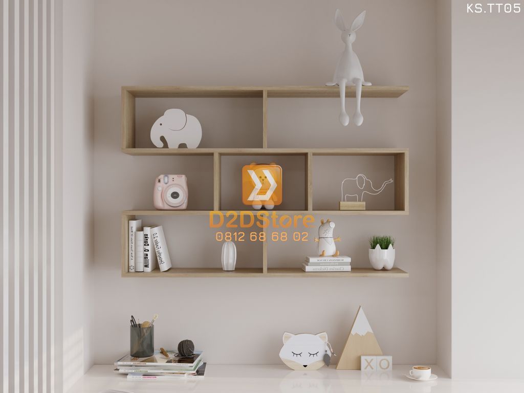 Kệ sách treo tường KS.TT05