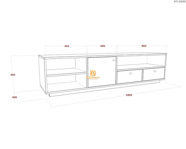 Kệ tivi để sàn KTV.DS05