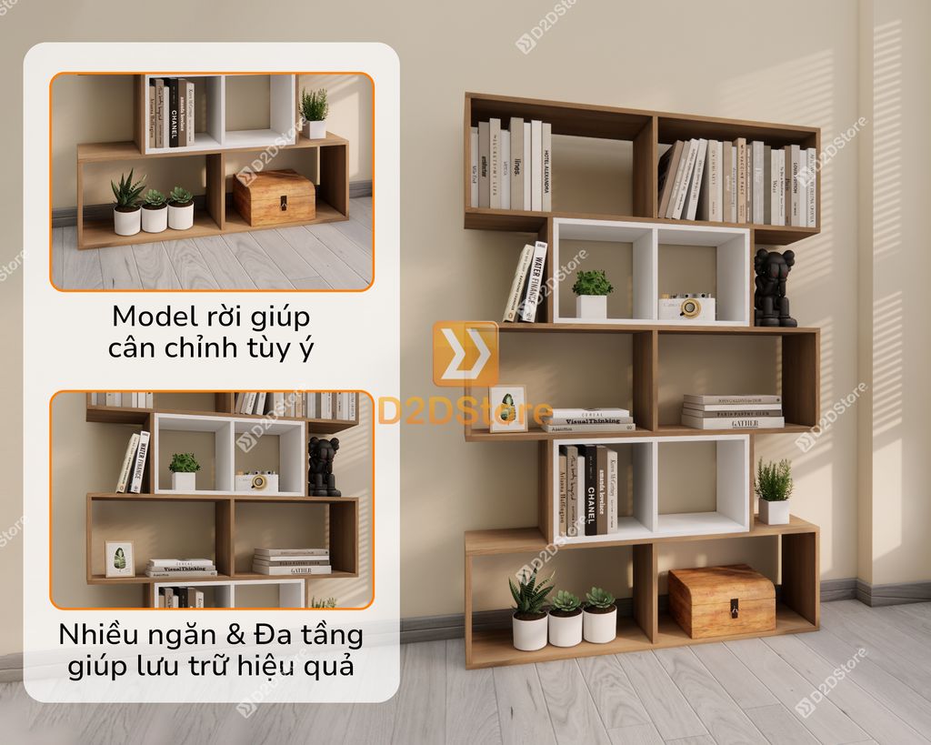 Kệ sách để sàn KS.DS06