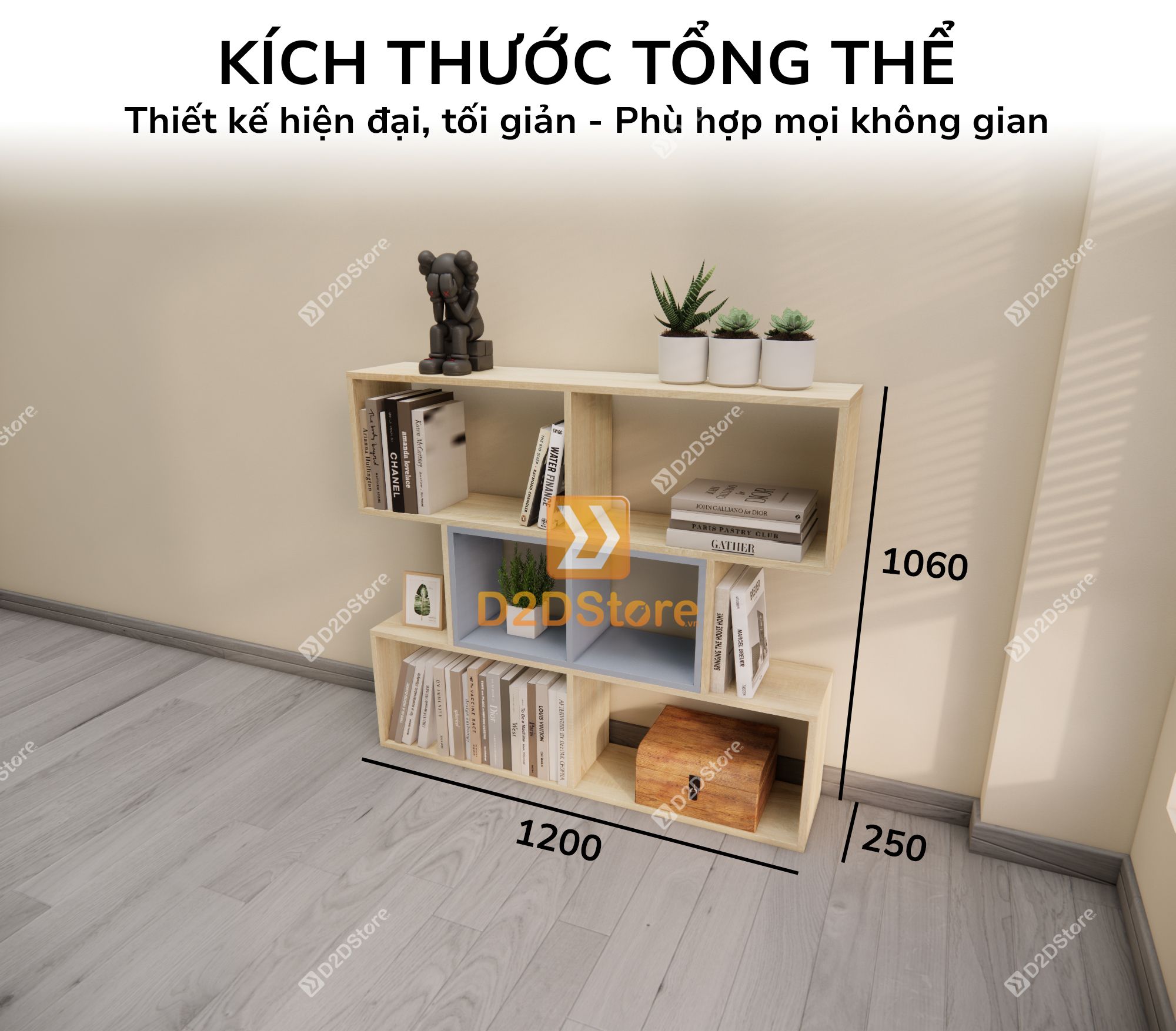  Kệ sách để sàn KS.DS07 