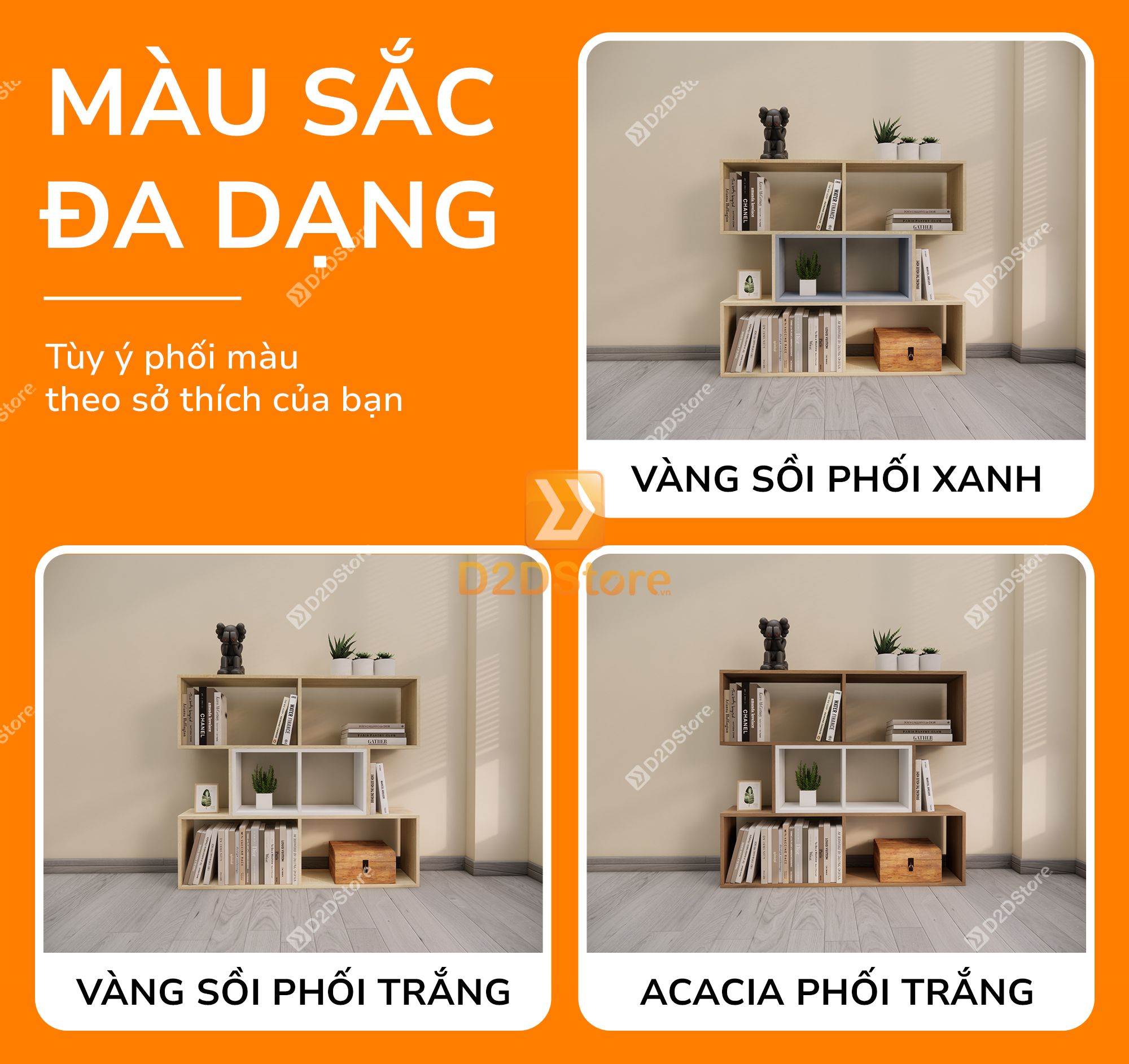  Kệ sách để sàn KS.DS07 